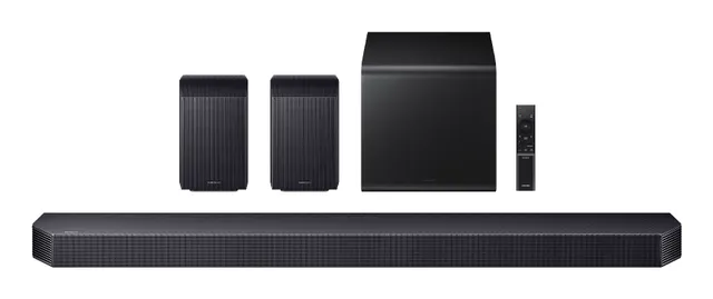 HW-Q930F - Q-Series - högtalarsystem - för hemmabio - 9.1.4-kanal - trådlös - Bluetooth, Wi-Fi - Appkontrollerad - titansvart