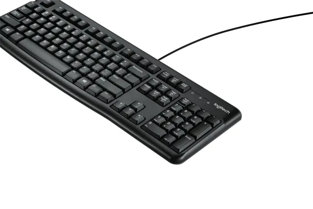 K120 Corded Keyboard - US - Tangentbord - Engelska (US) - Svart