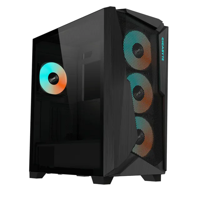 C301 Glass - Chassi - Tower - Svart