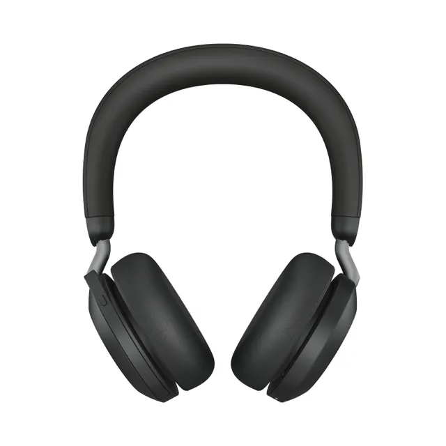 Jabra Evolve2 75 - Headset - på örat - Bluetooth - trådlös - aktiv brusradering - USB-C - ljudisolerande - svart - Optimerad för UC