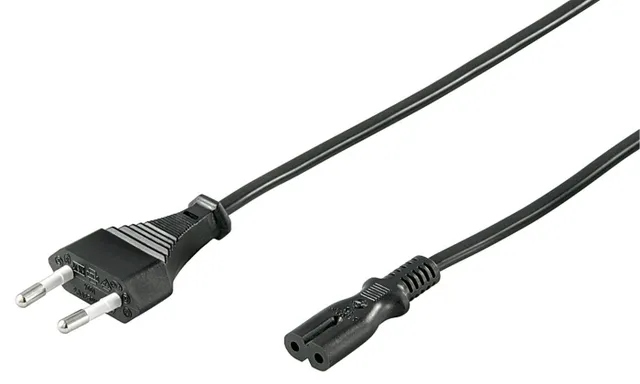 - Strömkabel - 1.8 m - svart