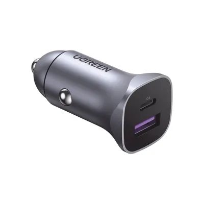 Billaddare 2 portar USB-C & USB-A 30W