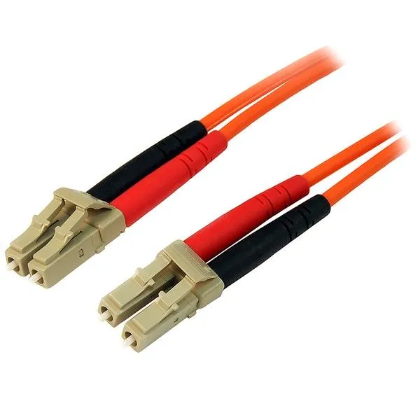Multimode 50/125 Duplex Fiber Patch Cabl - Orange - 30m