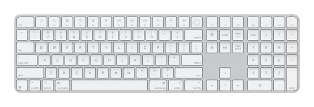 Magic Keyboard with Touch ID and Num Keypad - US English - White Keys