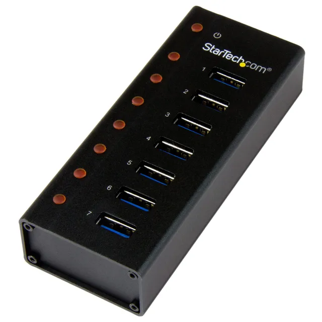 USB 3.0-hubb med 7 portar ? skrivbord