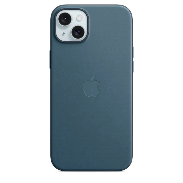iPhone 15 Plus FineWoven Case med MagSafe - Pacific Blue