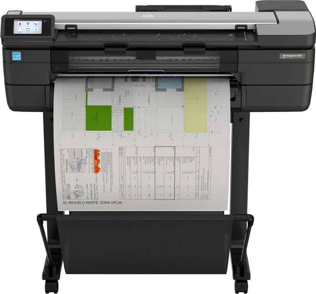 DesignJet T830, 2400x1200 dpi, A1/24"/610mm, 4 färger, USB/LAN/WiFi