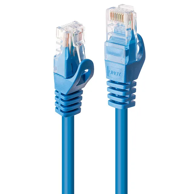 Basic patch cable - 30 cm - blue - Blå - 0.3m