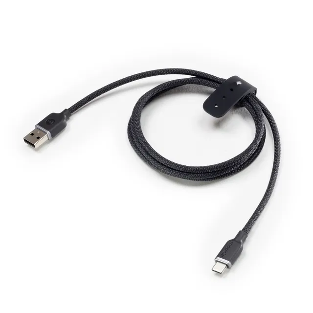 mophie charge stream - USB-kabel - USB (hane) till 24 pin USB-C (hane) - 1 m - USB Power Delivery (15W) - svart