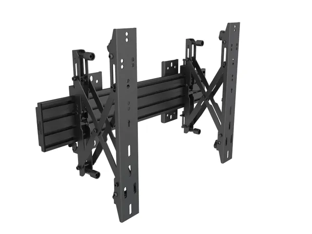 M Wallmount Pro MBW1U Micro-Adjustable - Fäste - för LCD-display - aluminium, stål - svart - skärmstorlek: 40"-65" - väggmonterbar