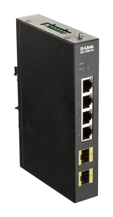 4-port Gigabit Industrial Switch including 2 x 100/1000M SFP