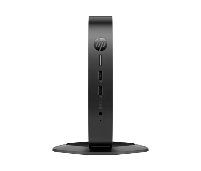Elite t660 - Tunn klient - SFF 1 x U-Series U300E / upp till 4.3 GHz - RAM 8 GB - flash 32 GB - eMMC - UHD Graphics - Gigabit Ethernet, IEEE 802.11ax (Wi-Fi 6E), Bluetooth 5.3 - HP ThinPro - skärm: ingen - tangentbord: internationell engelska