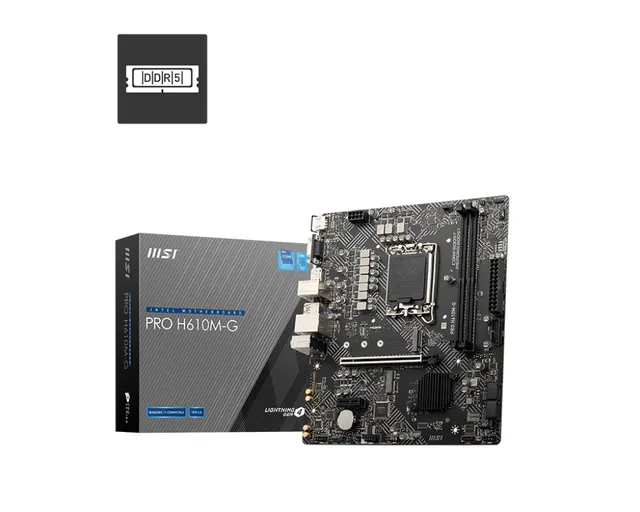 MSI PRO H610M-G LGA1700 mATX DDR5