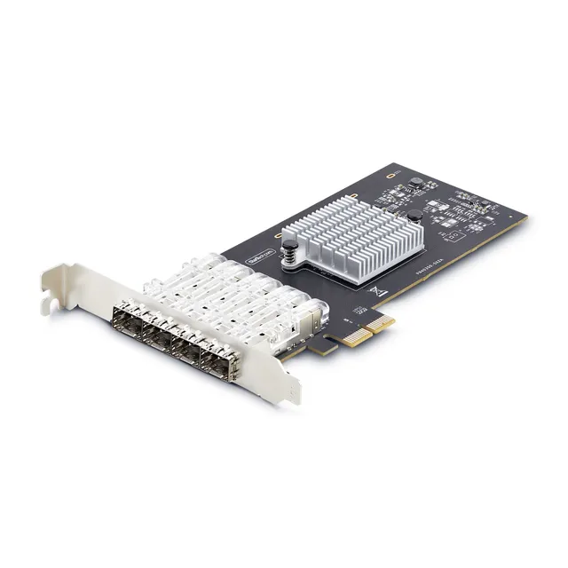 4-Port GbE SFP Network Card, PCIe 2.0 x2,