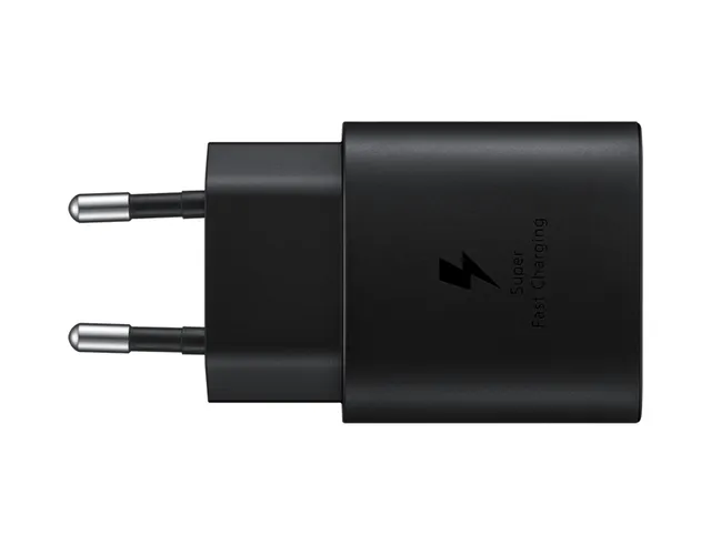 Snabbladdare 25W med 1m Laddkabel - Svart USB-laddare