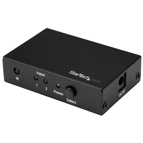 HDMI-switch med 2 portar - 4K 60 Hz - Vid