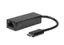 - Nätverksadapter - USB-C - Gigabit Ethernet x 1 - svart