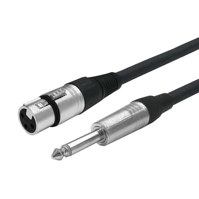 - Ljudkabel - XLR hona till monojack hane