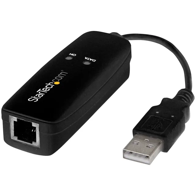 56K USB Dial-up & Fax Modem - V.92 - External