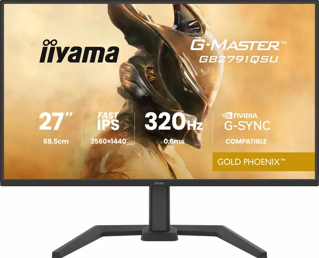 27" iiyama Gold Phoenix GB2791QSU - 2560x1440 (QHD) - 320Hz - IPS