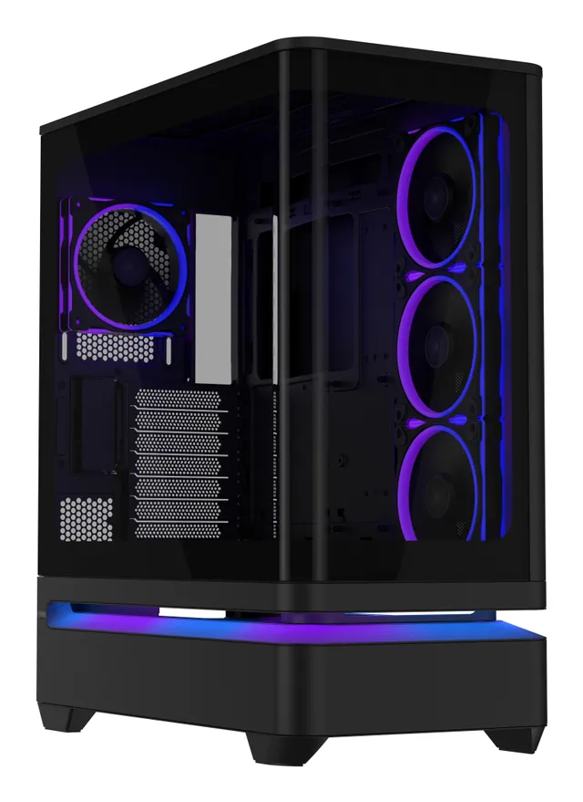 Prime AP304 TG, ATX, ARGB - Svart