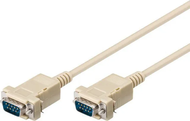 - Seriell kabel - DB-9 (hane) till DB