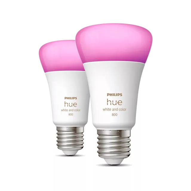 White Color 806lm E27 2-pack