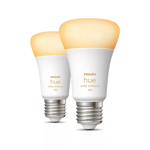 Hue White Ambience 6W / A60 / E27 / 2-pack