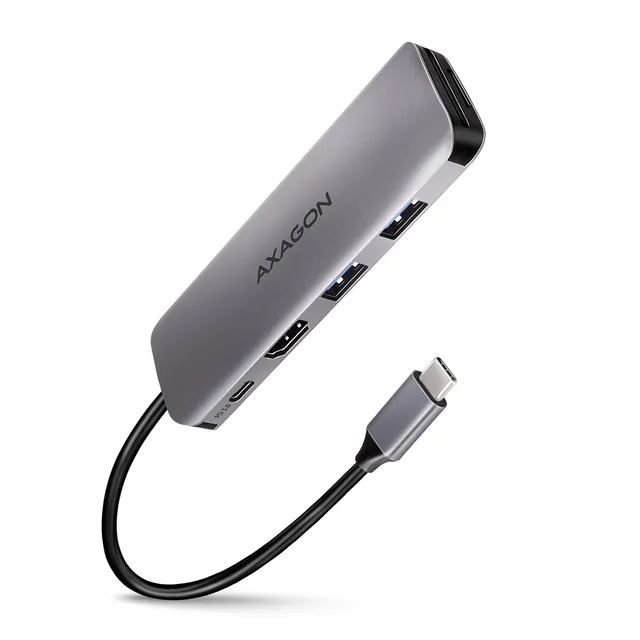 HMC-5 - Dockningsstation - för bordsdator, laptop, smartmobil, surfplatta - USB-C 3.2 Gen 1 / USB 3.0 / Thunderbolt 3 - HDMI