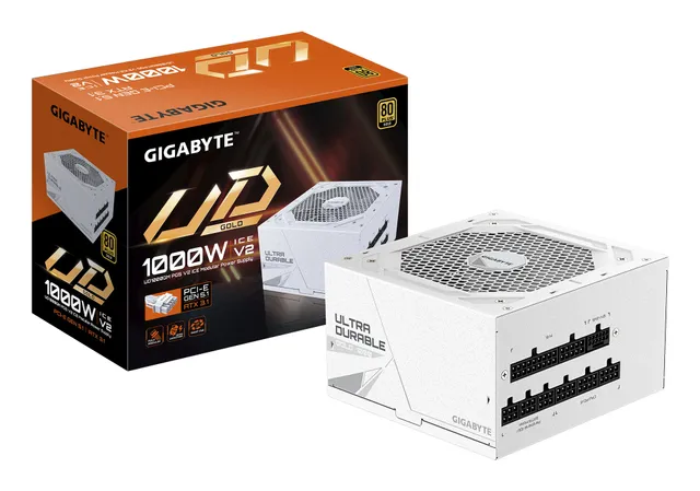 UD1000GM PG5 V2 ICE Strömförsörjning - 1000 Watt - 120 mm - ATX - 80 Plus Gold certificate