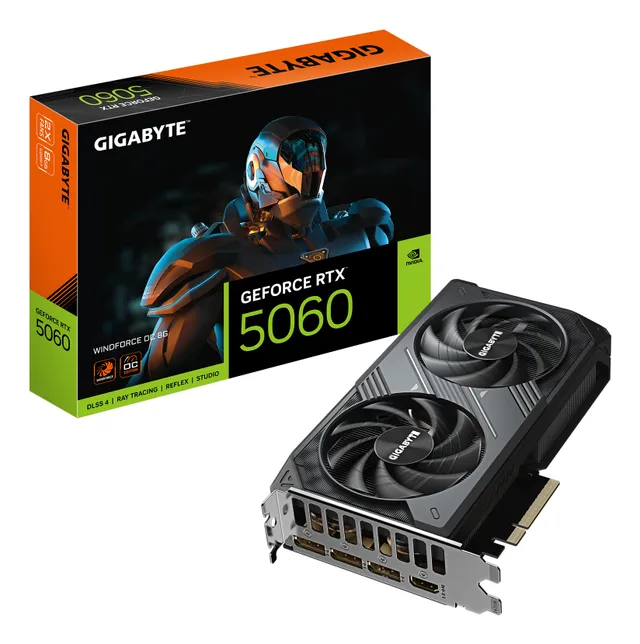 GeForce RTX 5060 WINDFORCE OC 8G Grafikkort