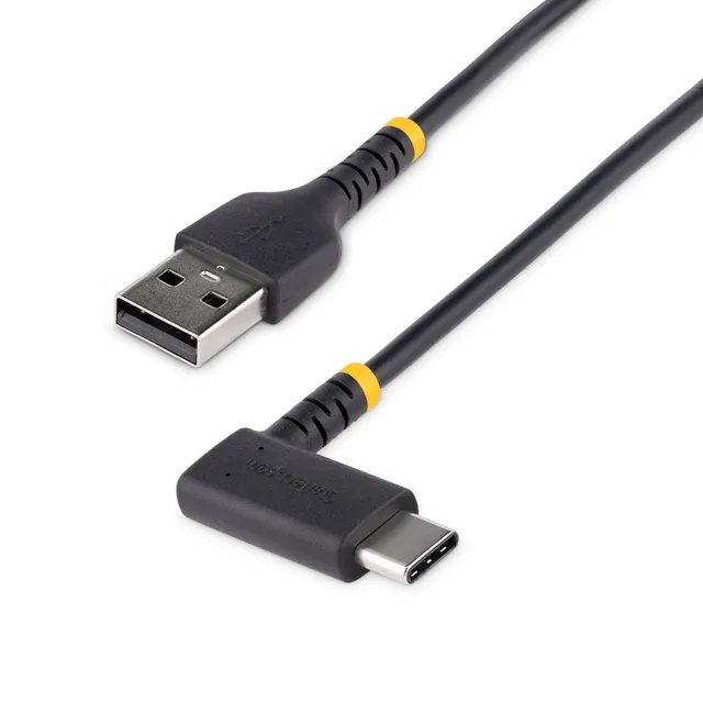 6ft (2m) USB A to C Charging Cable Right