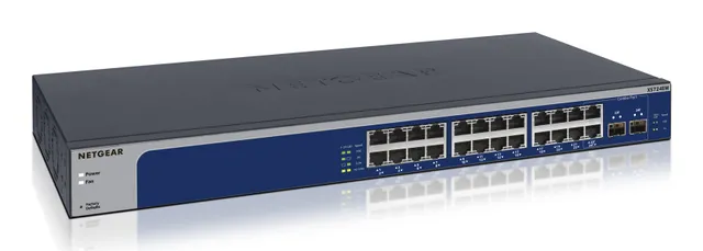 Easy Smart XS724EM - V2 - switch - smart - 24 x 100/1000/2.5G/5G/10GBase-T + 4 x 10 Gigabit SFP+ - skrivbordsmodell, rackmonterbar - för NETGE