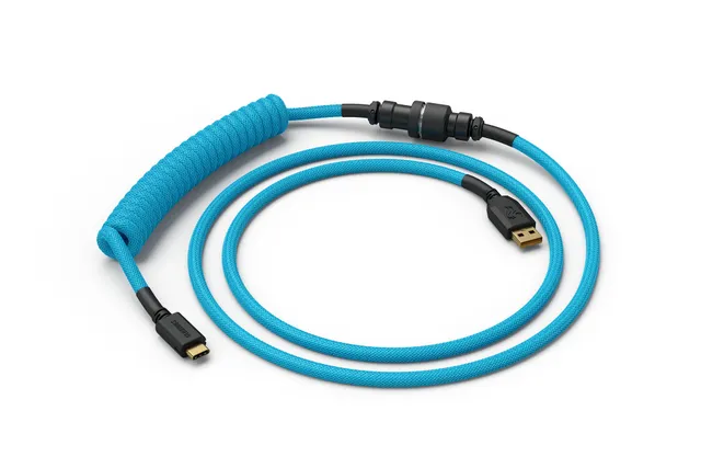 Coil Cable - Electric Blue
