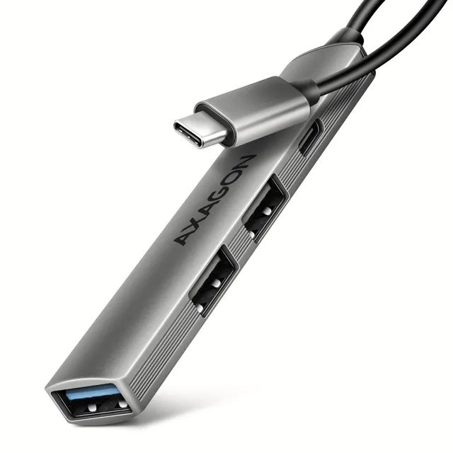 HUE-STC - hubb - 4 portar USB Hub - 4 porte - Silver