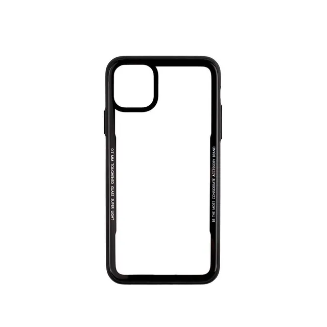 Mobilskal med Tempererat Glas Svart iPhone 11