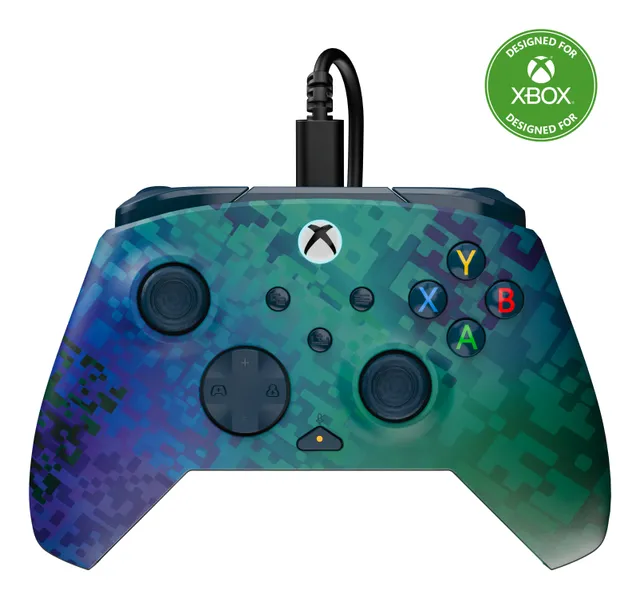 Rematch Advanced Wired - Glitch Green - Wired Controller - Microsoft Xbox One