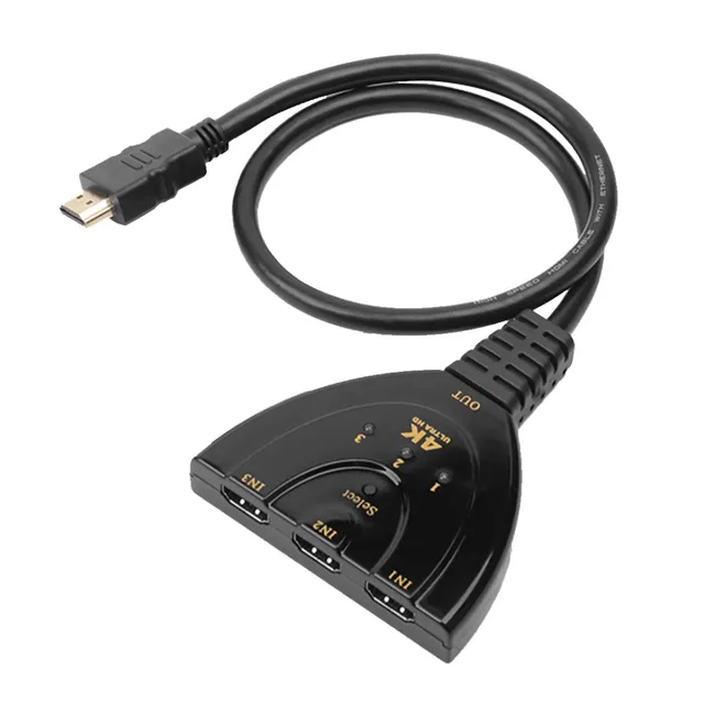 IDATA HDMI-3F30, HDMI, 1.4b, Svart, 30 hz, 2160p, 3,4 Gbit/s