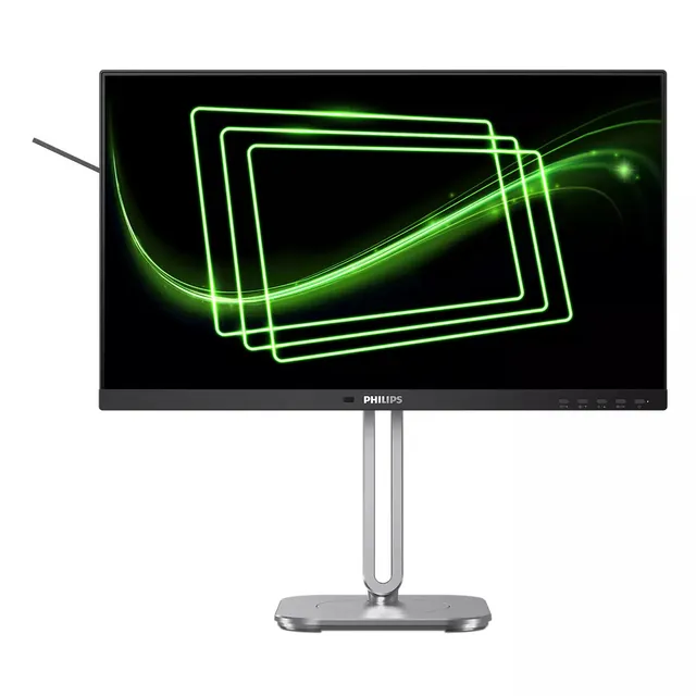 27" Philips 27B2G5500, IPS 2560x1440, 4 ms, 100Hz, höjdjusterbar, pivot, 2xHDMI/DP, högtalare, USB 3.2-hubb