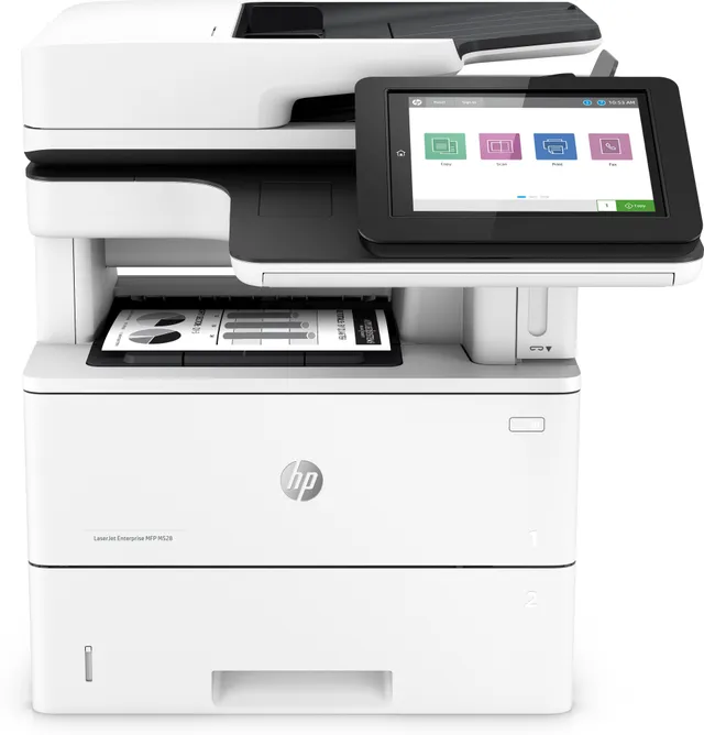 HP LaserJet Enterprise MFP M528f - Multifunktionsskrivare - svartvit - laser - Legal (216 x 356 mm) (original) - A4/Legal (media) - upp till 43 sidor/