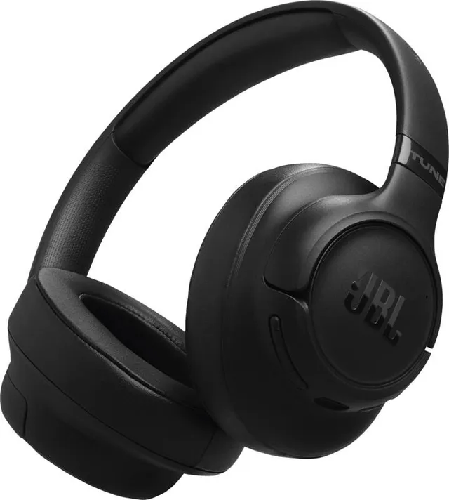 TUNE 780NC - Hörlurar med mikrofon - fullstorlek - Bluetooth - trådlös, kabelansluten - aktiv brusradering - USB-C - svart
