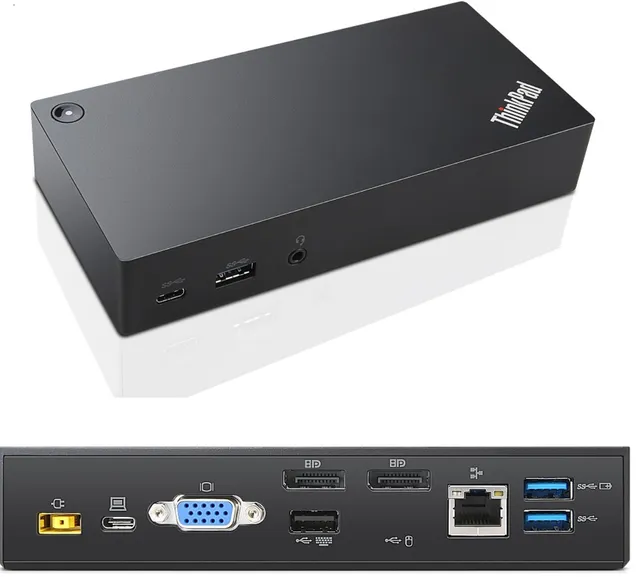 ThinkPad USB-C Dock - Dockningsstation - US