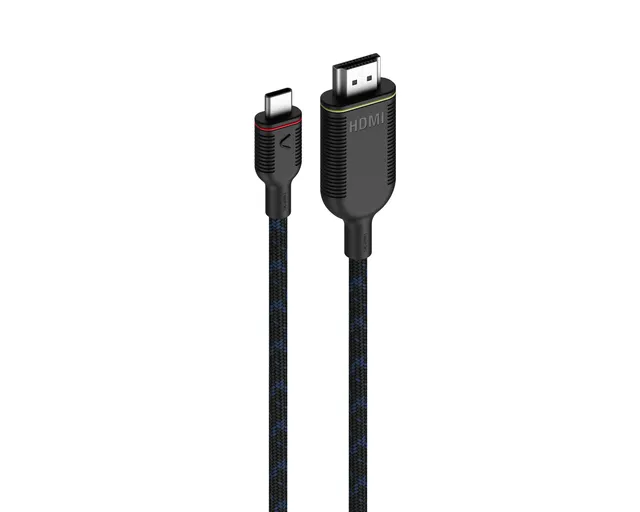 USB-C to HDMI 4K60Hz Svart 3m