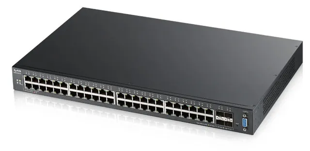 XGS2210-52 - Switch - Administrerad - 48 x 10/100/1000 + 4 x 10 Gigabit SFP+ - rackmonterbar