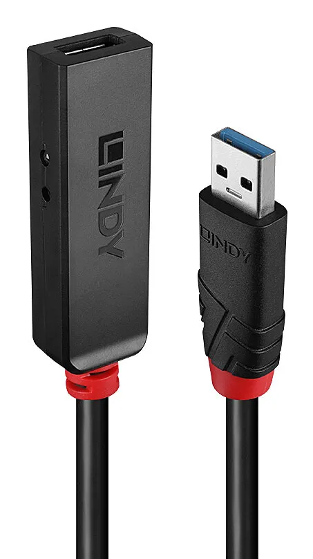 - USB-förlängningskabel - USB typ A (hane) t