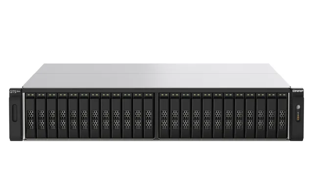 TS-H2490FU - NAS-server - 24 fack - kan monteras i rack - PCI Express 3.0 x4 (NVMe) - RAID 0, 1, 5, 6, 10, 50, 60, JBOD - RAM 128 GB - 25 Gigabit