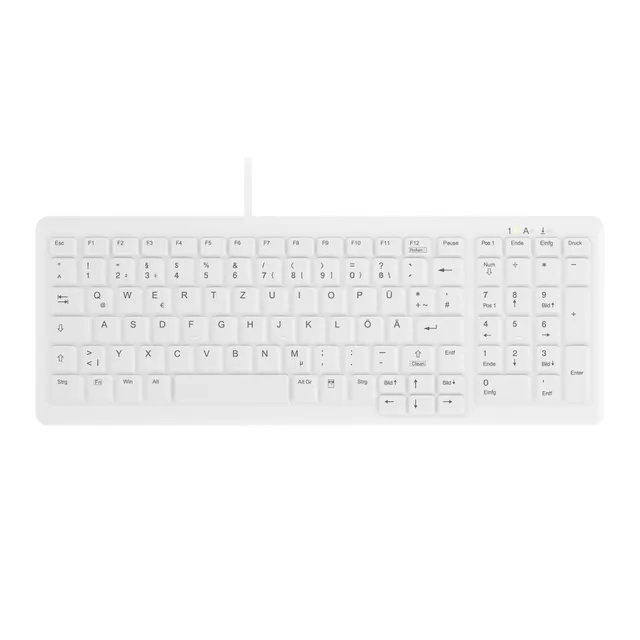 Contour Active Key MedicalKey ClassicClean AK-C7000 - keyboard - medical hygienic design compact - German - white Input Device - Tangentbord - Tysk - Vit