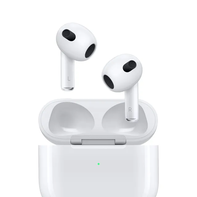 AirPods with MagSafe Charging Case - 3:e generationen - True wireless-hörlurar med mikrofon - öronknopp - Bluetooth