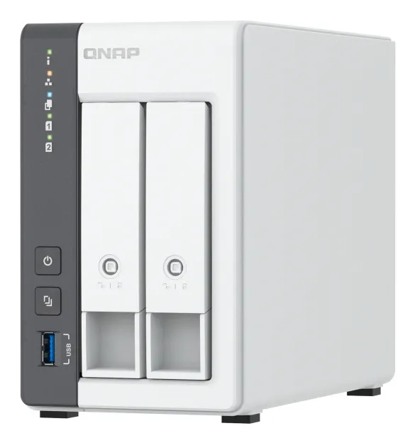 TS-216G, 2-bay NAS, ARM 4-Core 2GHz, 4 GB RAM, 1x1Gbe LAN + 2.5Gbe LAN