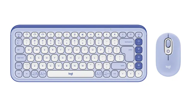 POP Icon Combo - Tastatur & Mus set - Universal - Vit